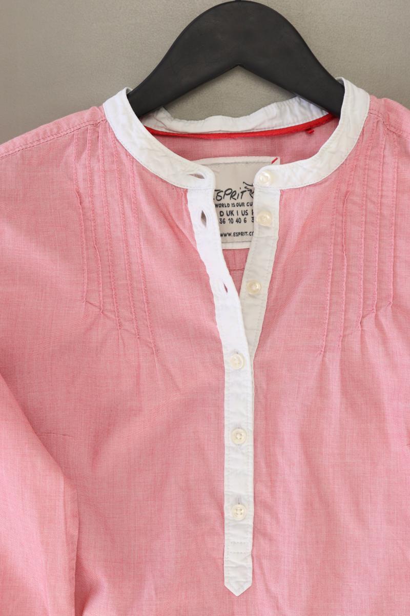Esprit Regular Bluse Gr. 36 3/4 Ärmel rot aus Baumwolle