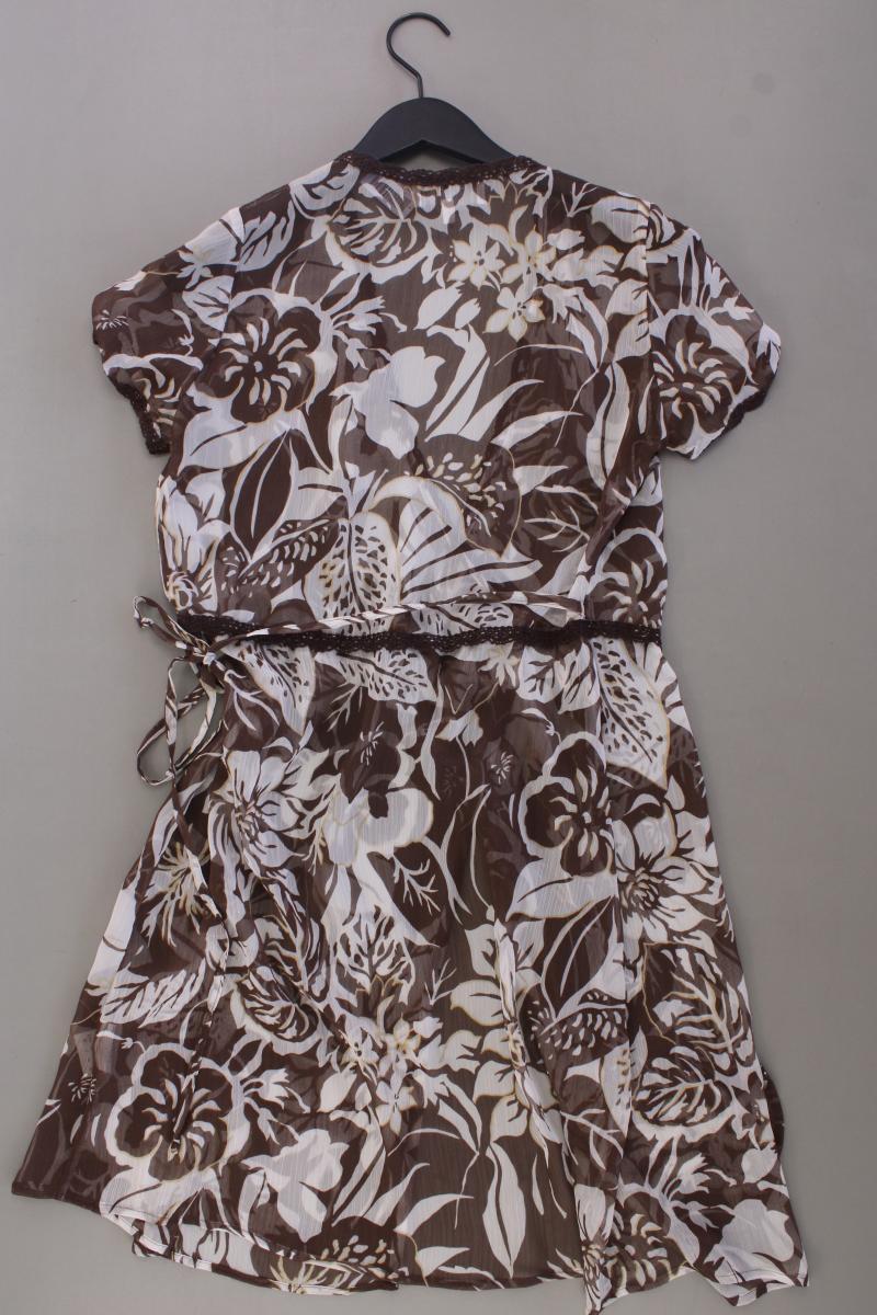 Heine Regular Tunika Gr. 38 mit Blumenmuster neuwertig braun