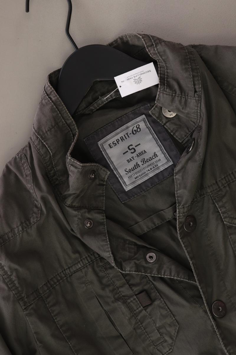 Esprit Übergangsjacke für Herren Gr. S grau aus Baumwolle