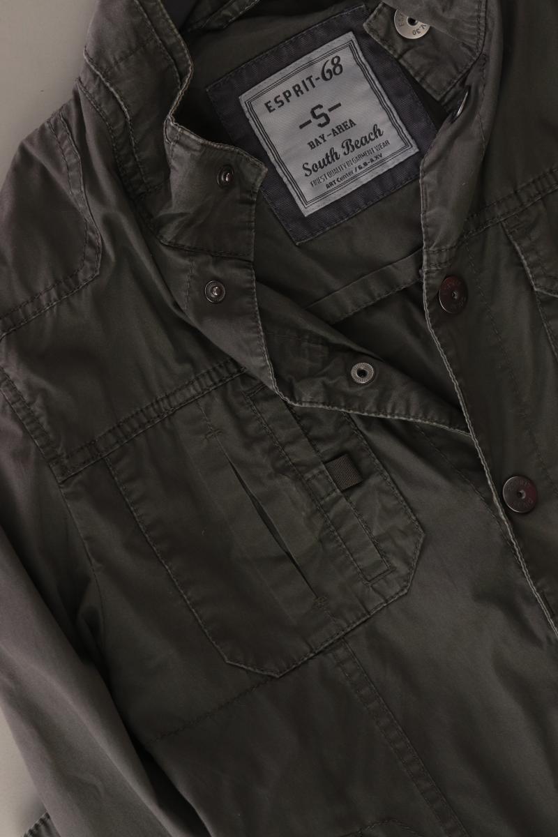Esprit Übergangsjacke für Herren Gr. S grau aus Baumwolle