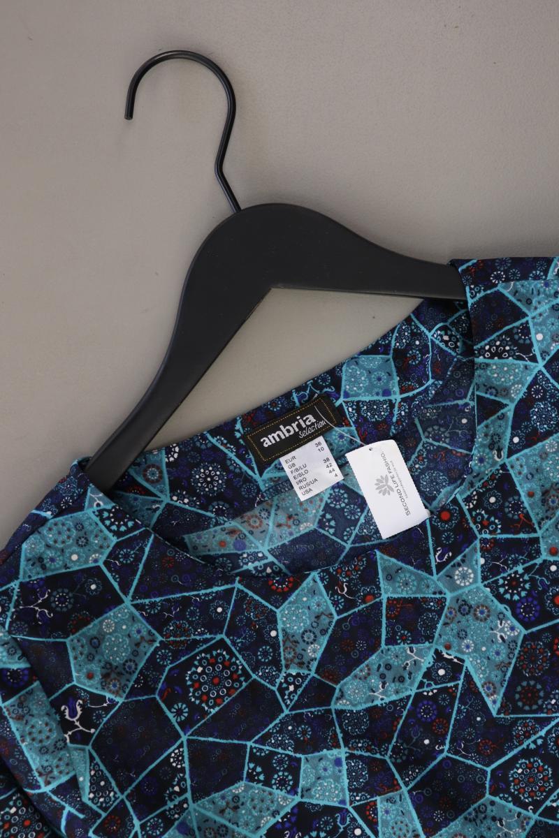 Ambria Bluse Gr. 36 3/4 Ärmel blau aus Polyester