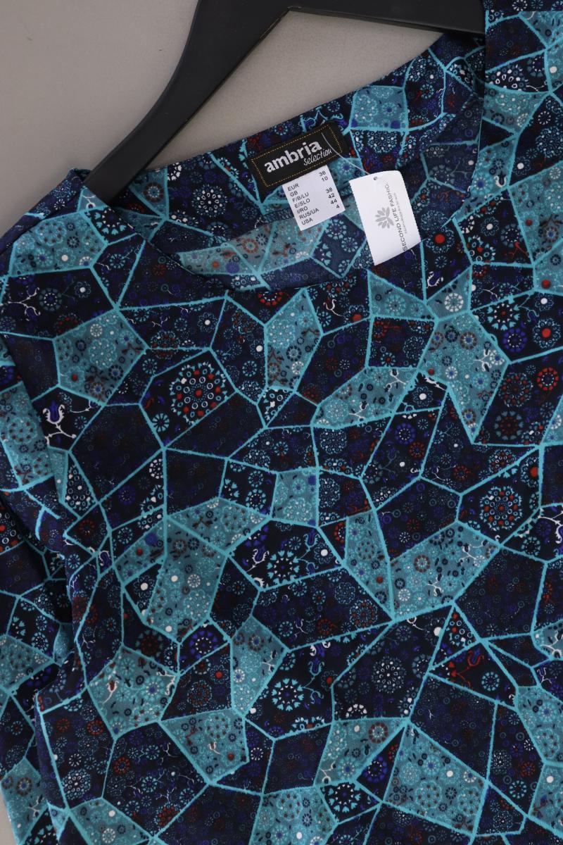 Ambria Bluse Gr. 36 3/4 Ärmel blau aus Polyester