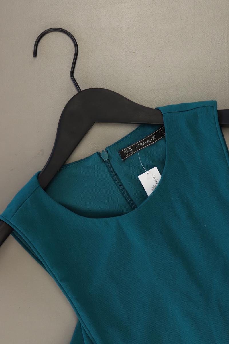 Zara Stretchkleid Gr. M Träger blau aus Polyester