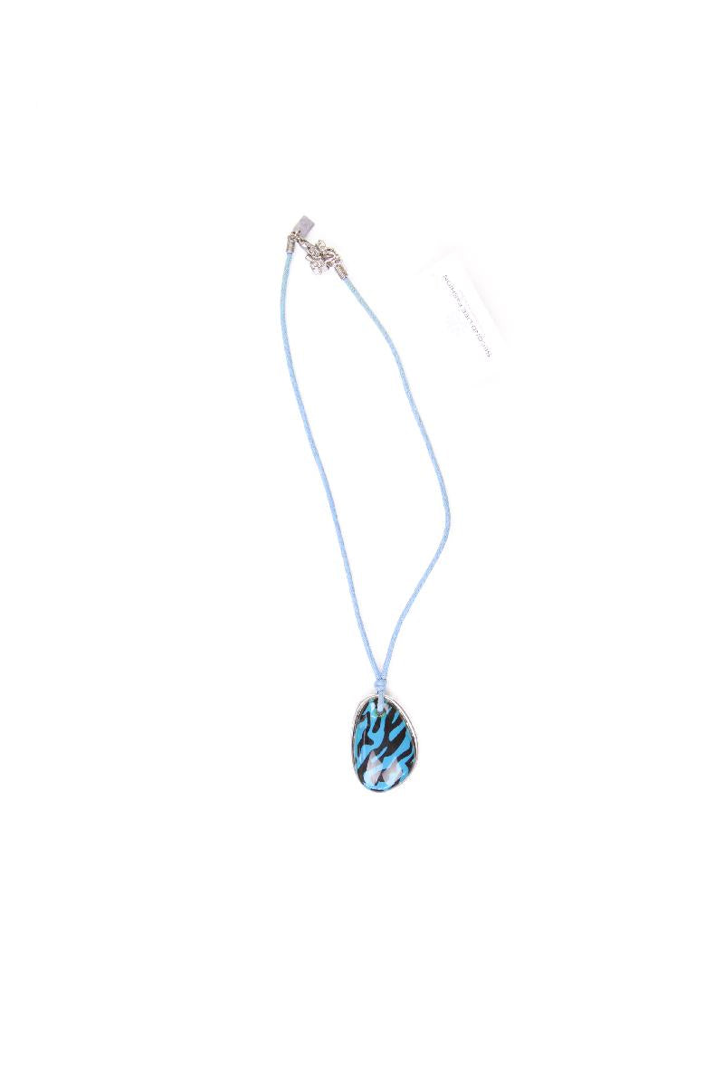 Halskette blau