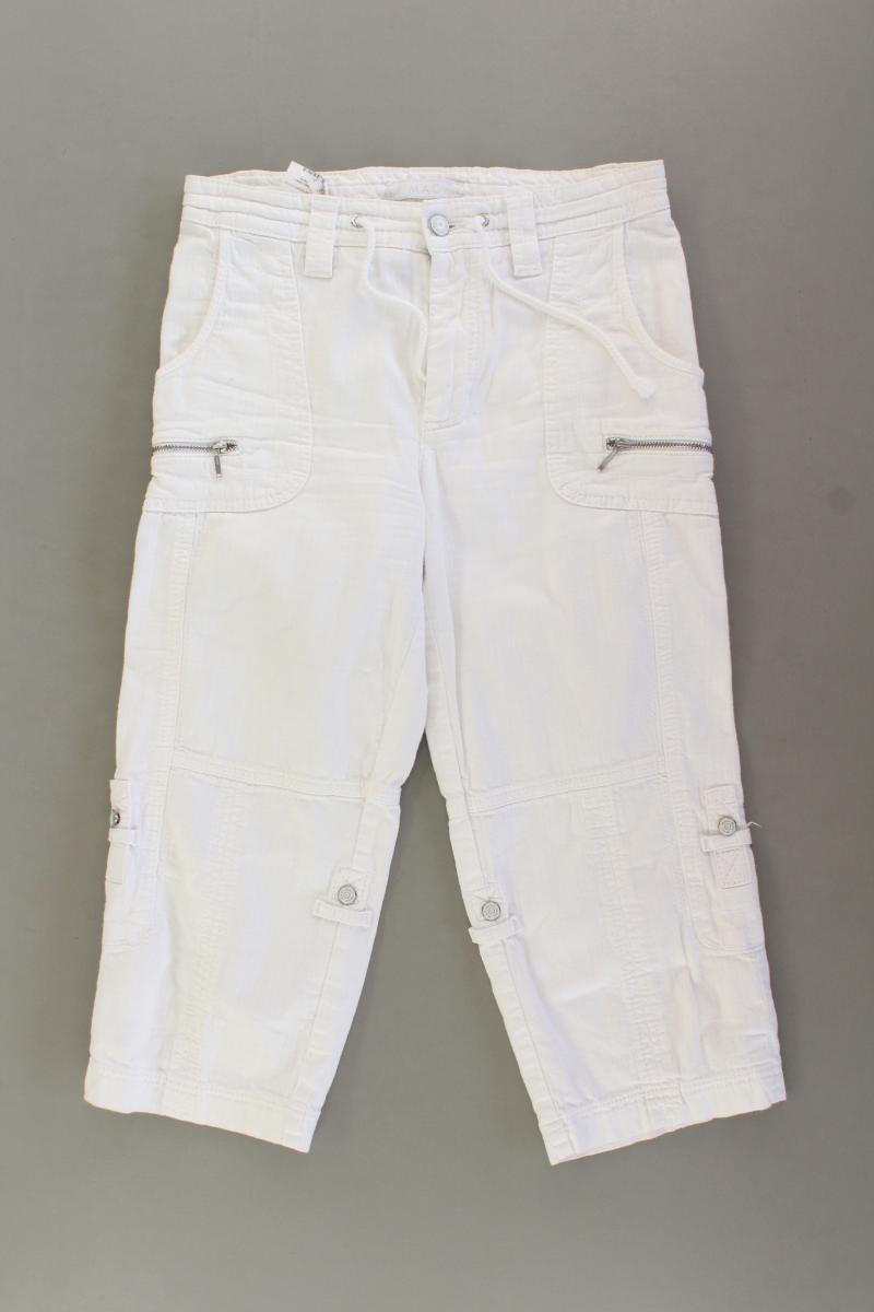 MAC 3/4 Hose Gr. 36 weiß aus Baumwolle