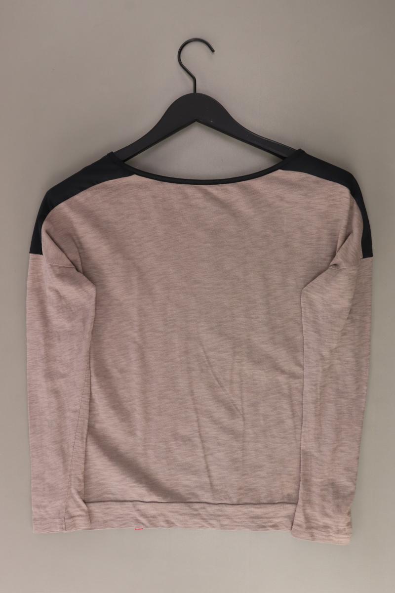 edc by Esprit Longsleeve-Shirt Gr. XS Langarm braun aus Baumwolle