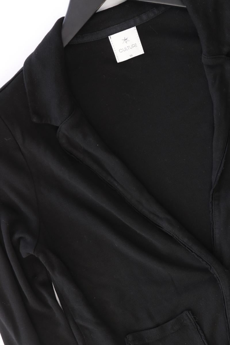 Culture Jerseyblazer Gr. 36 schwarz aus Viskose