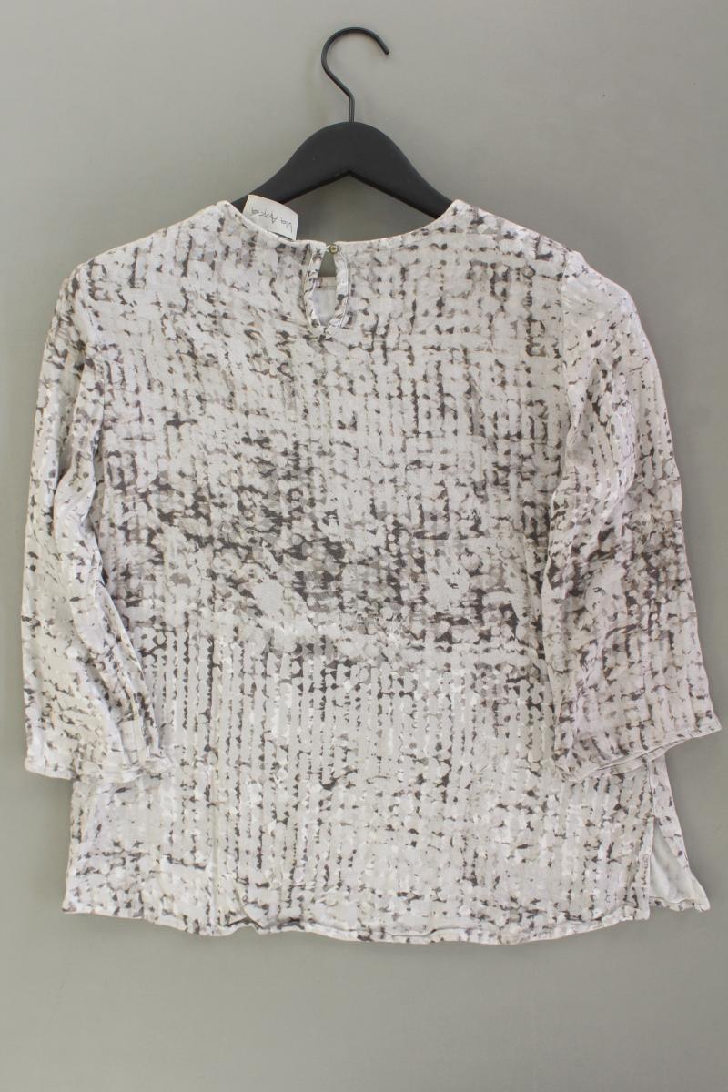 Via Appia Bluse Gr. 36 3/4 Ärmel grau aus Viskose
