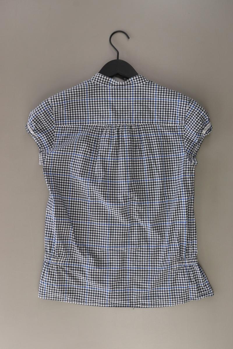 Mexx Karobluse Gr. 36 kariert Kurzarm blau