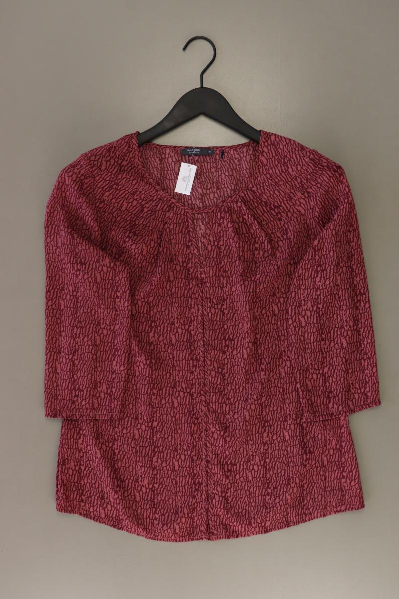 Manguun Comfort Bluse Gr. 36 3/4 Ärmel rot aus Polyester