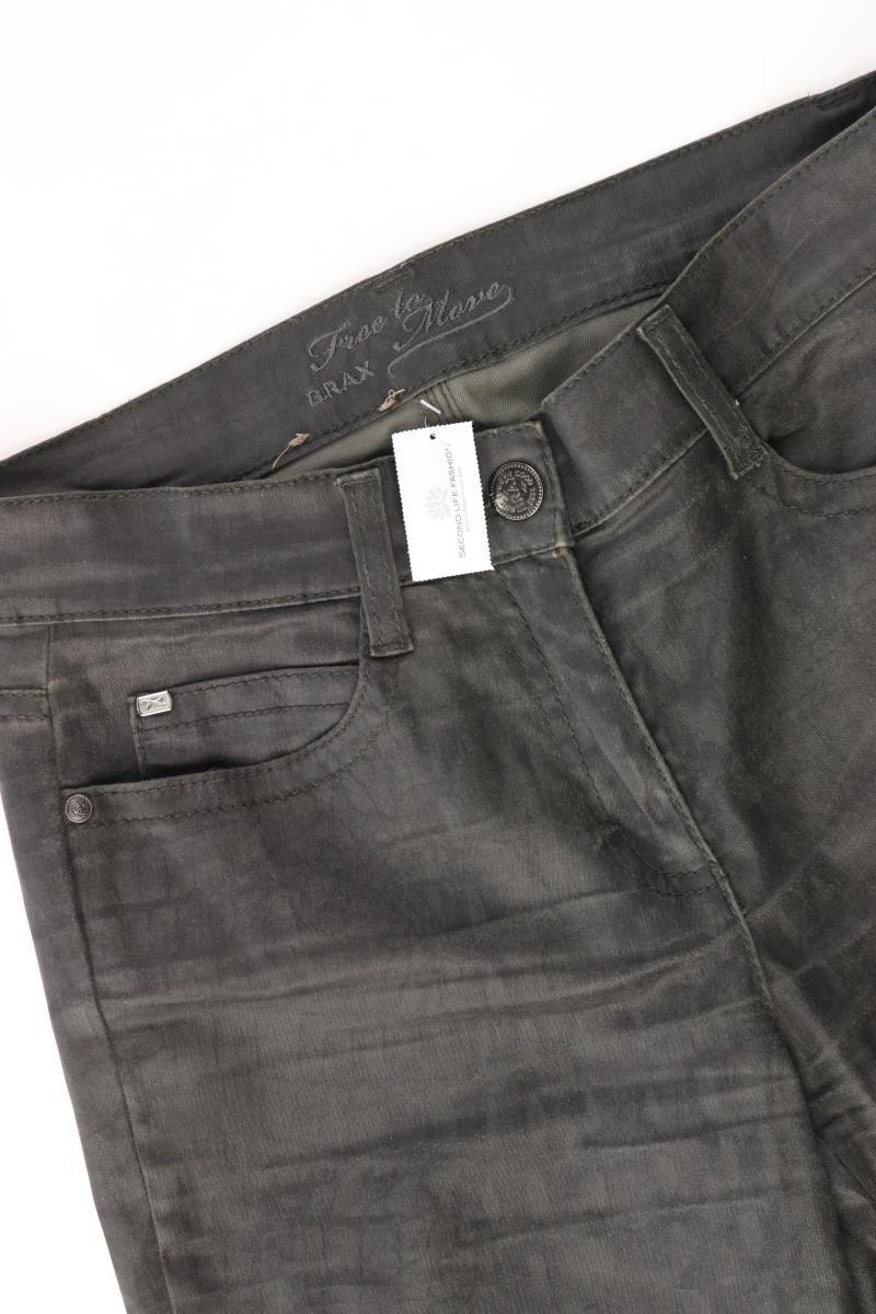 Brax Kunstlederhose Gr. 36 grau