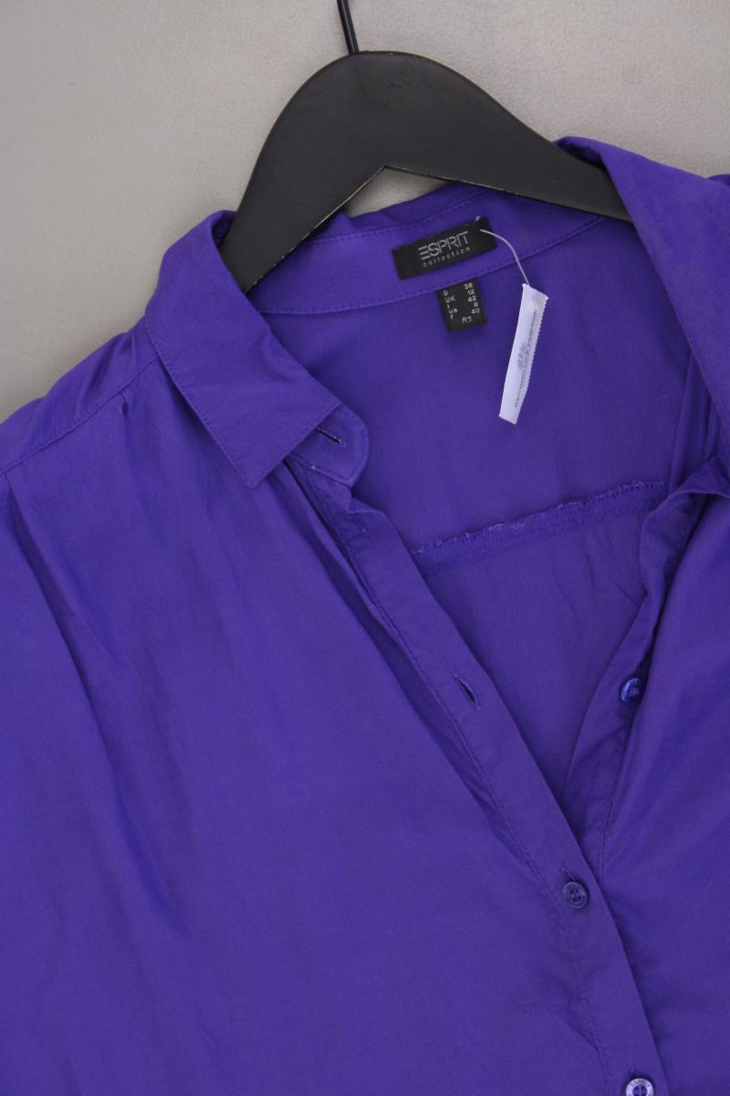 Esprit Collection Kurzarmbluse Gr. 38 lila aus Viskose