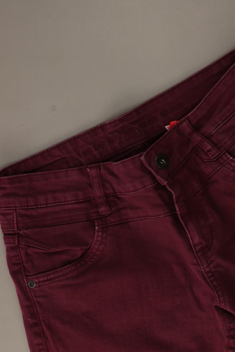 s.Oliver Skinny Jeans Gr. 34/L32 lila aus Baumwolle