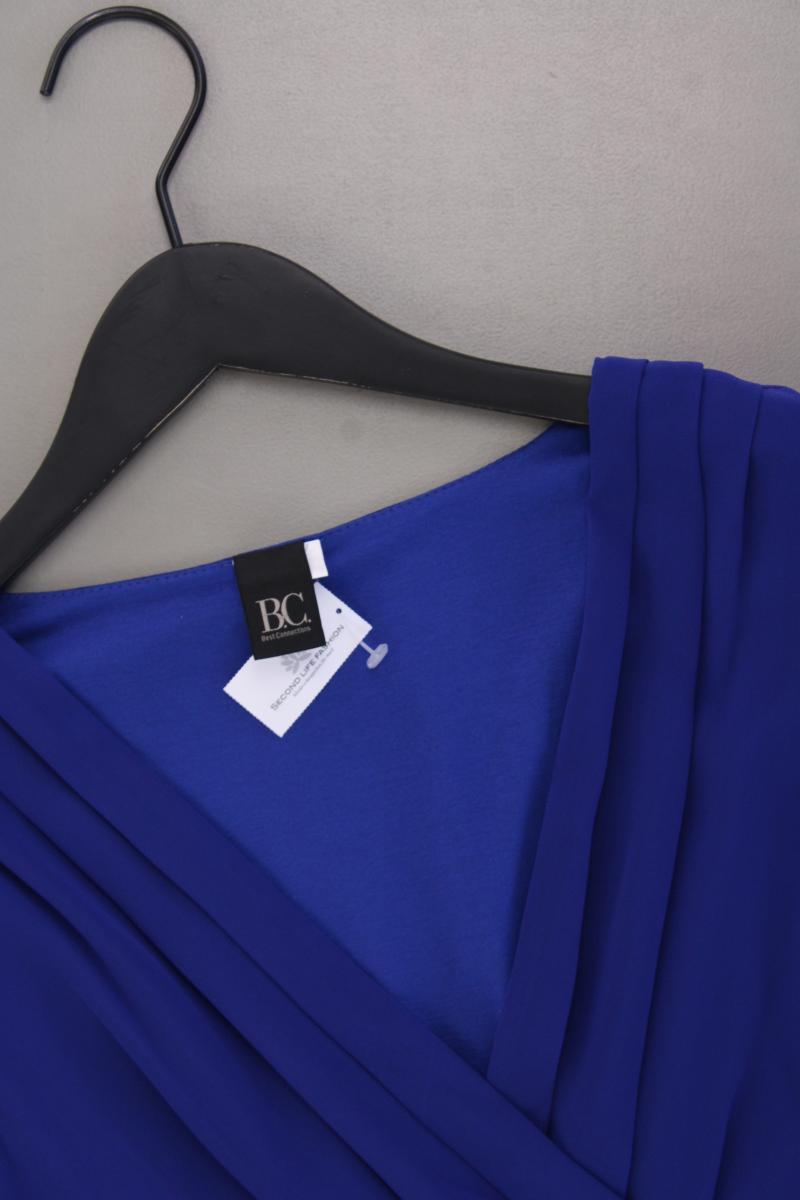 Best Connections Abendkleid Gr. 40 neuwertig Träger blau aus Viskose