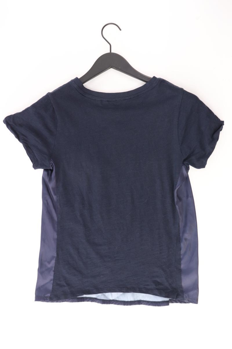 Garcia Jeans Kurzarmbluse Gr. XS blau