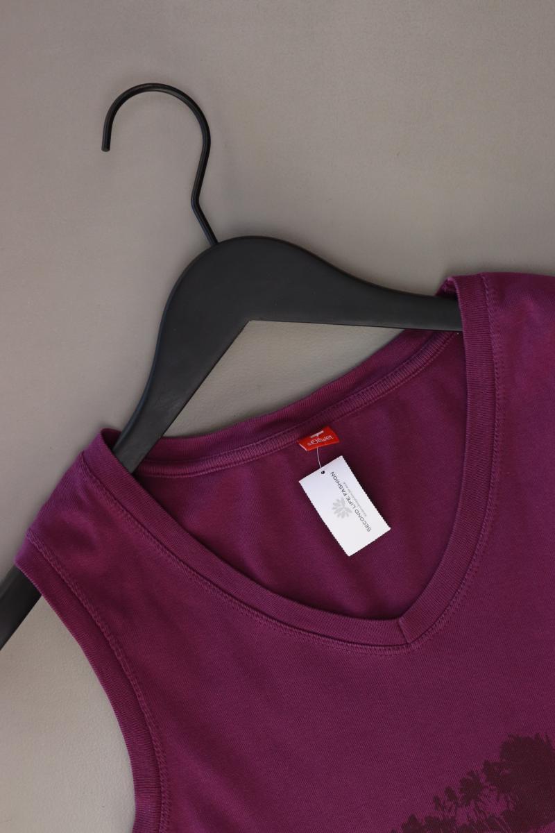 s.Oliver Trägertop Gr. 34 lila aus Baumwolle