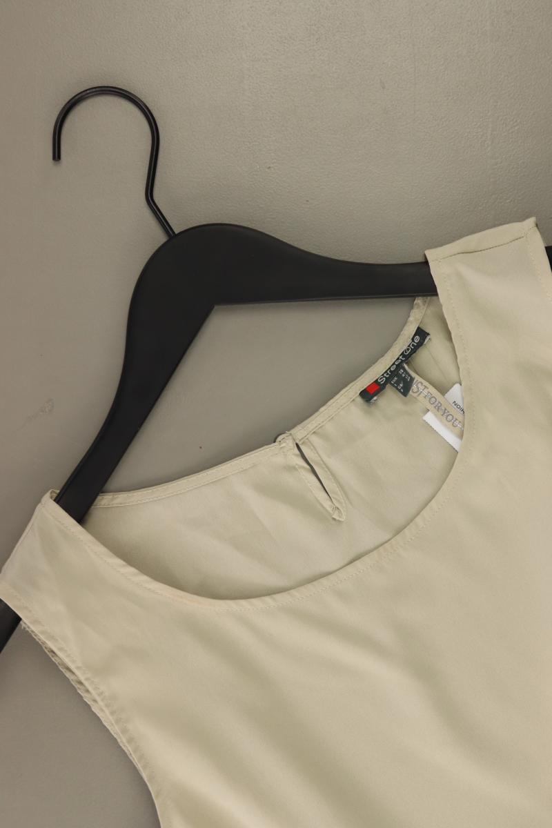 Street One Ärmellose Bluse Gr. 38 creme aus Polyester
