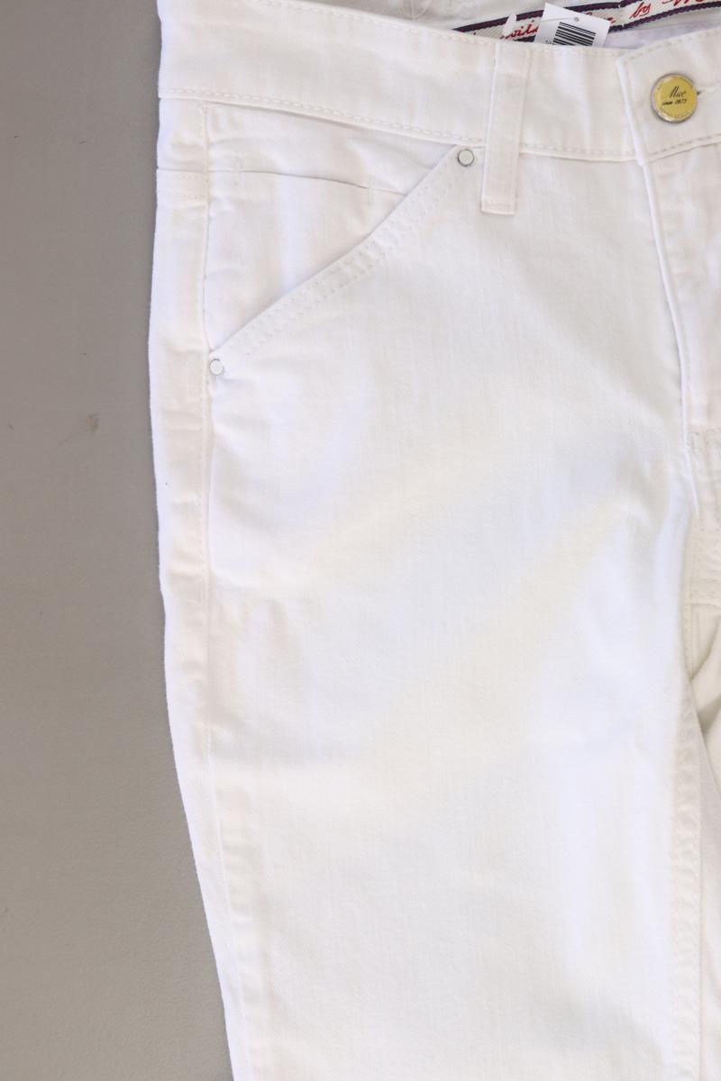 MAC Hose Gr. 34/L26 weiß aus Baumwolle