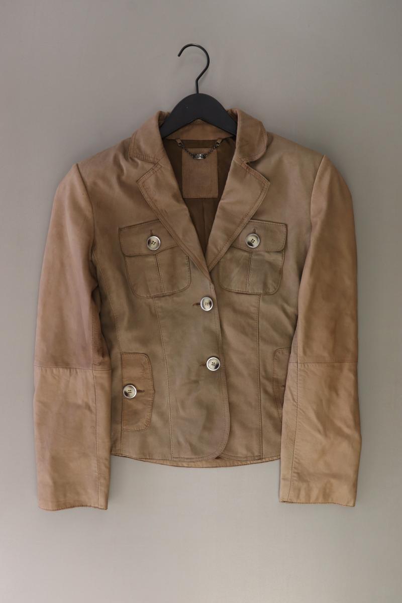 s.Oliver Lederjacke Gr. 38 Vintage braun