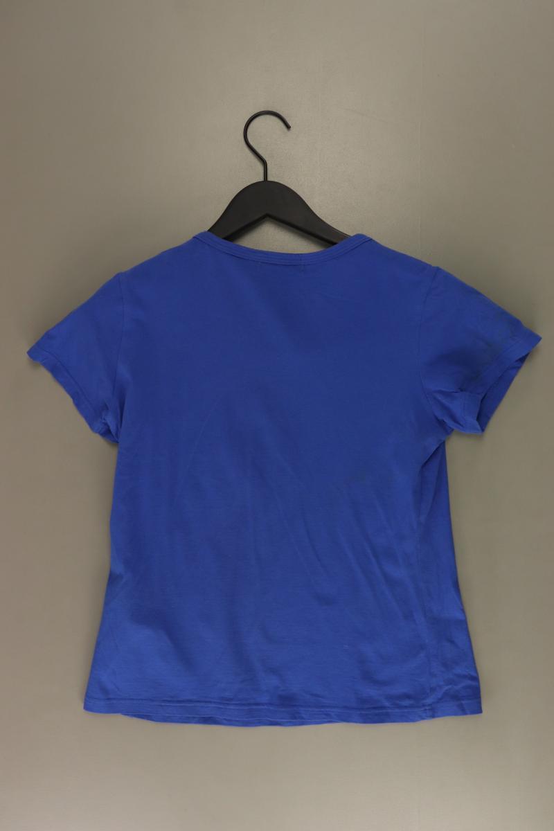 Vero Moda Printshirt Gr. M Kurzarm blau aus Baumwolle