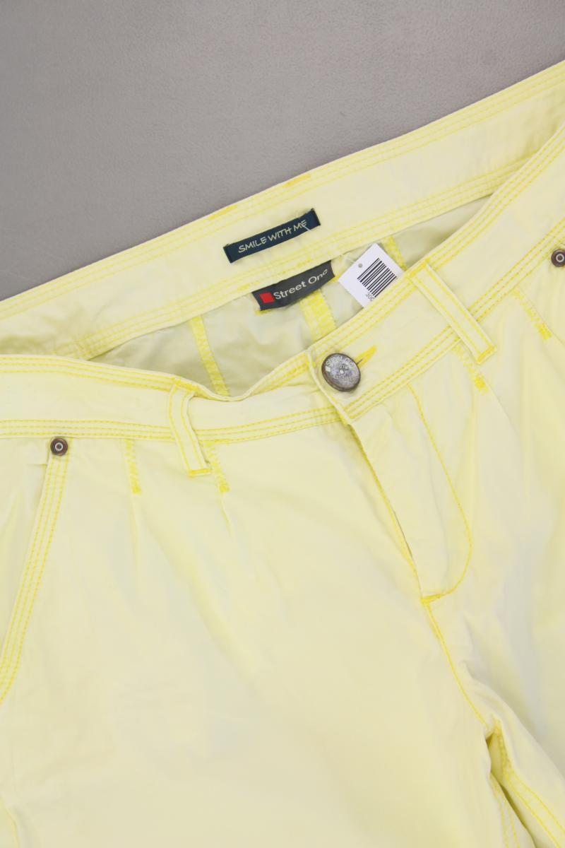 Street One Hose Gr. 36 gelb aus Baumwolle