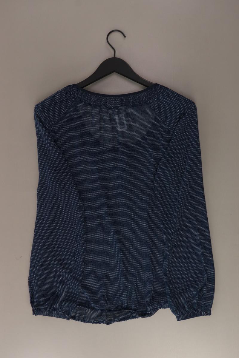 Esprit Langarmbluse Gr. 40 neuwertig blau aus Polyester