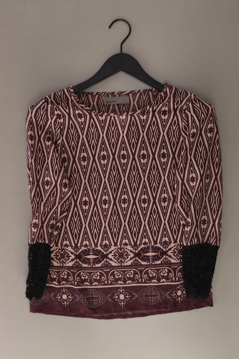 Vero Moda Bluse Gr. XS Langarm lila aus Polyester
