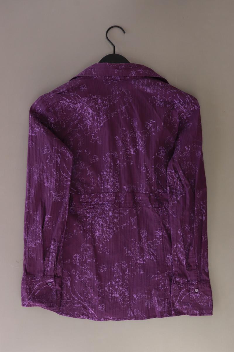s.Oliver Langarmbluse Gr. 42 lila aus Baumwolle