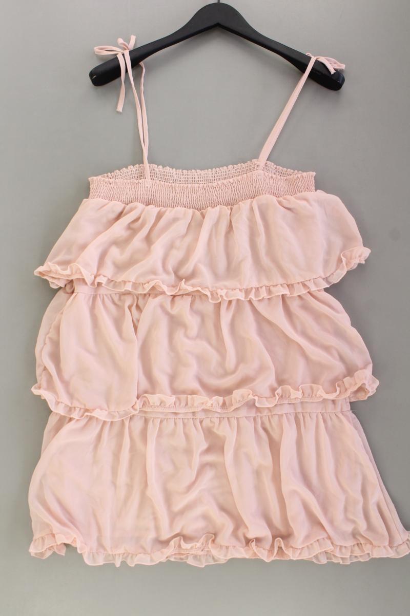 Glamorous Chiffonkleid Gr. UK12 Träger creme aus Polyester