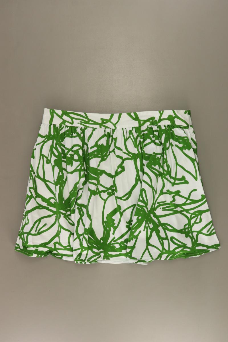 Topshop Rock Gr. US 14 (M) geometrisches Muster grün aus Baumwolle