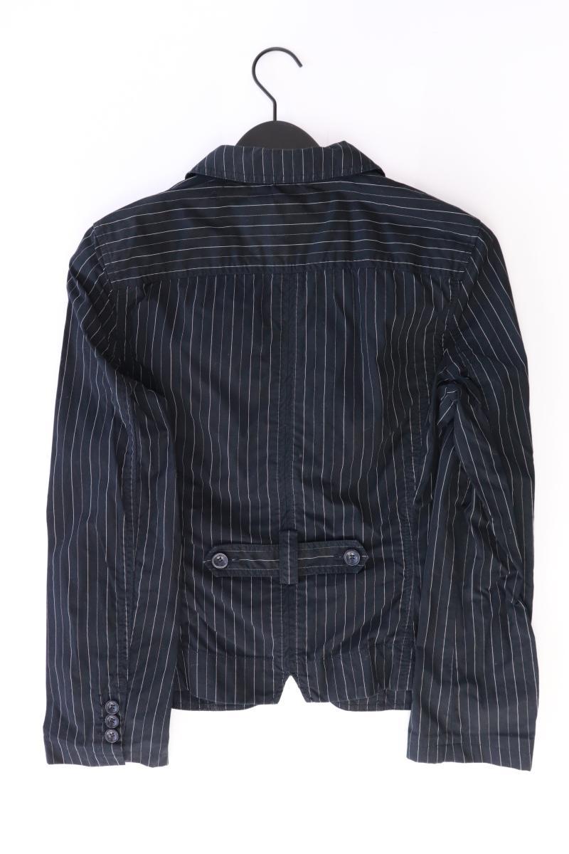 Esprit Regular Blazer Gr. 40 gestreift schwarz aus Baumwolle