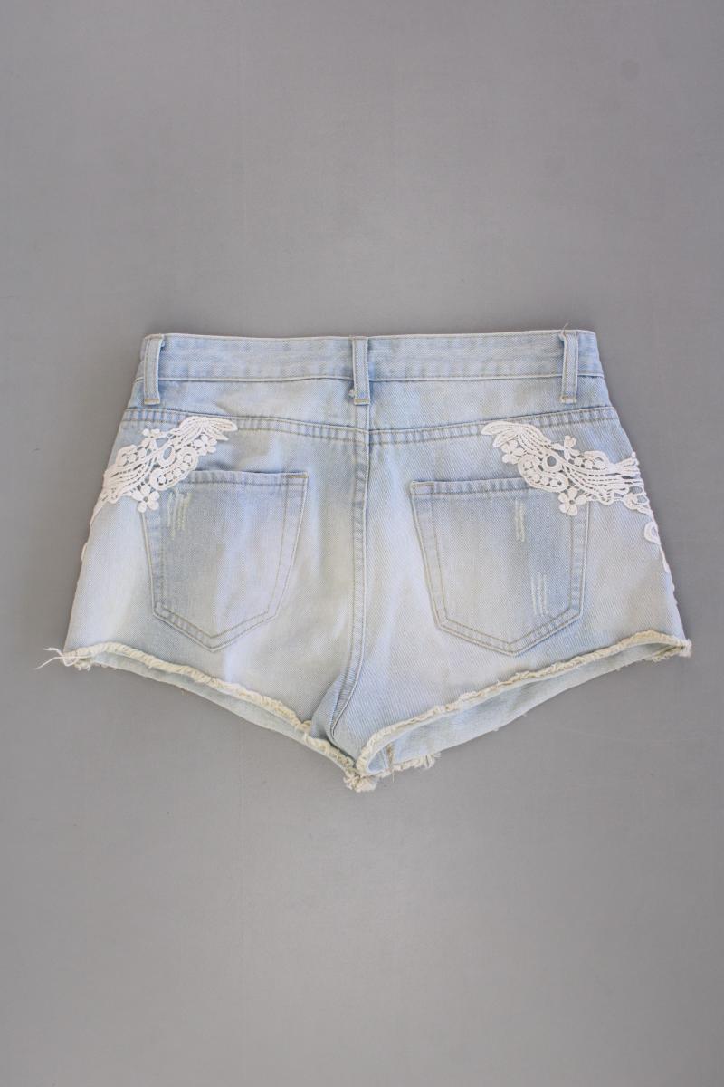 forever 21 Jeansshorts Gr. W28 blau aus Baumwolle