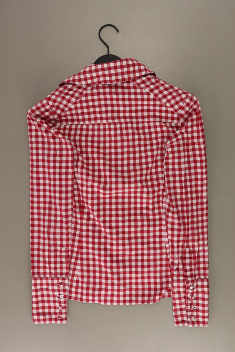 Tom Tailor (Denim) Karobluse Gr. 38 kariert Langarm rot aus Baumwolle