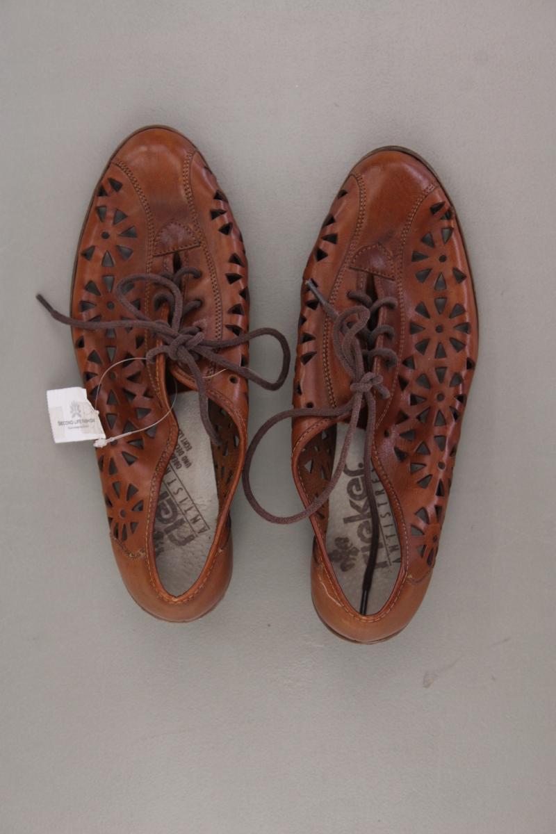 Rieker Schuhe Gr. 36 braun aus Leder