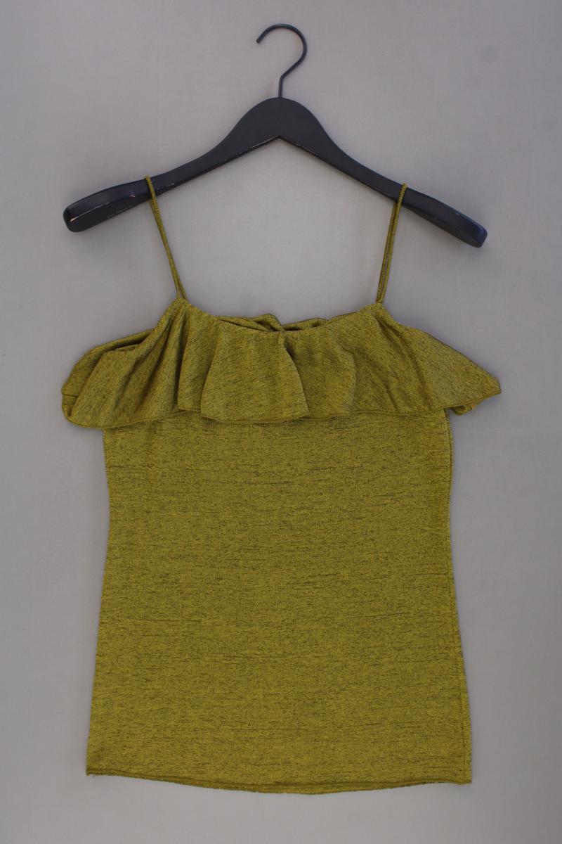 Pieces Spaghetti-Top Gr. M gelb aus Polyester