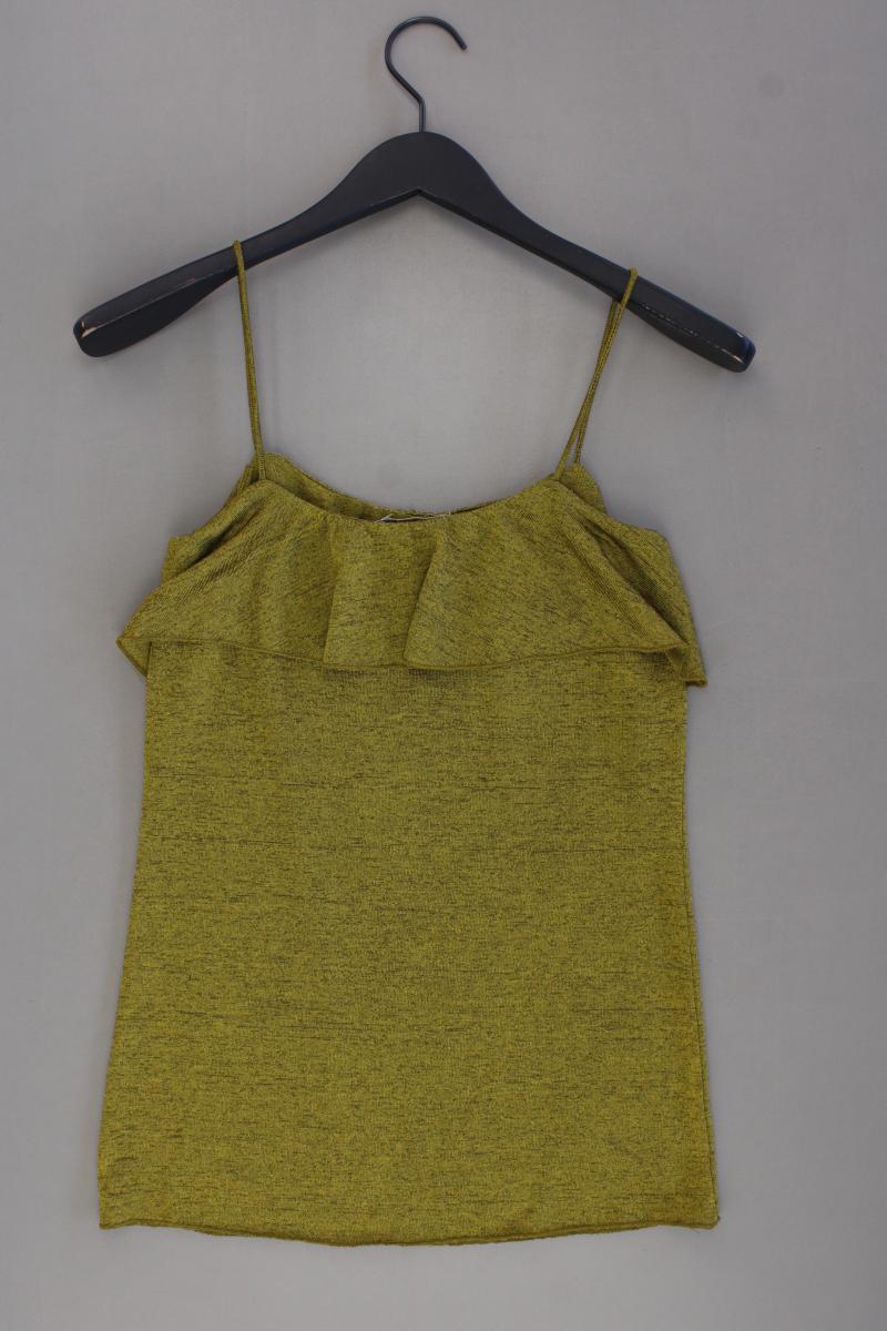 Pieces Spaghetti-Top Gr. M gelb aus Polyester