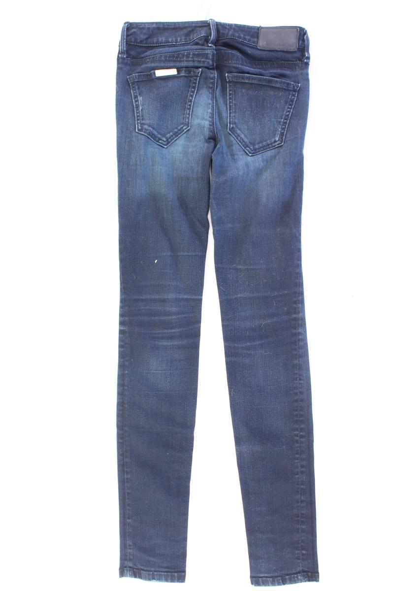 Fornarina Skinny Jeans Gr. W25 blau aus Baumwolle