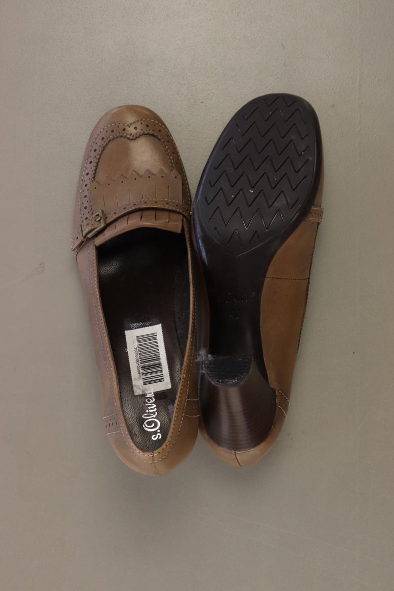 s.Oliver Pumps Gr. 40 braun aus Leder