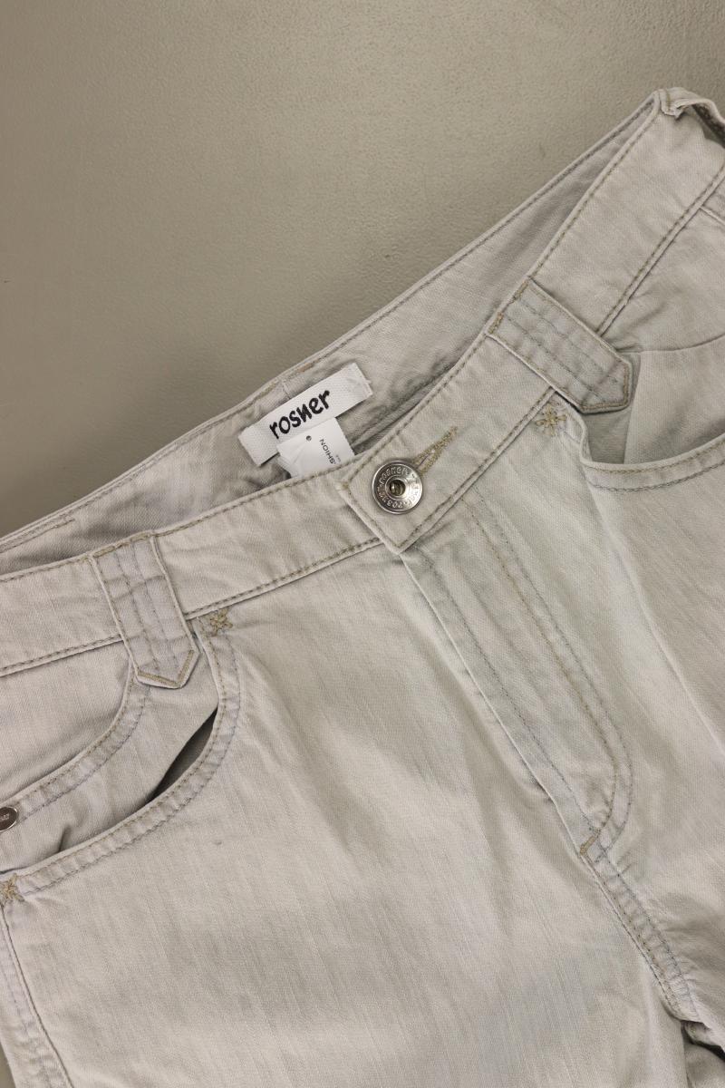 Rosner Straight Jeans Gr. 38 grau aus Baumwolle