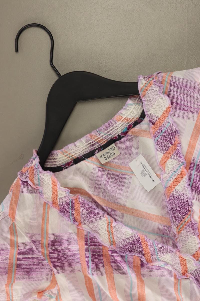 Esprit Kurzarmbluse Gr. 36 mehrfarbig aus Baumwolle