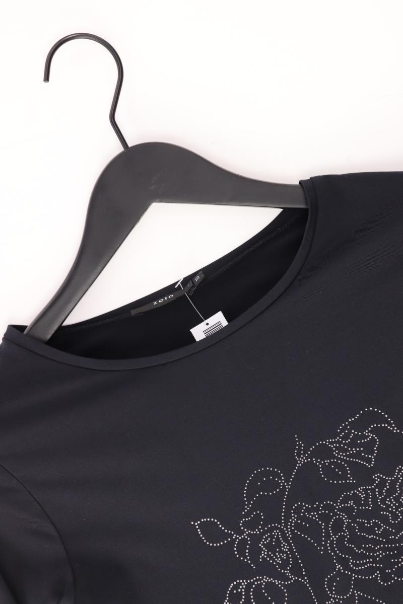 Zero Longsleeve-Shirt Gr. 36 Langarm schwarz aus Polyacryl