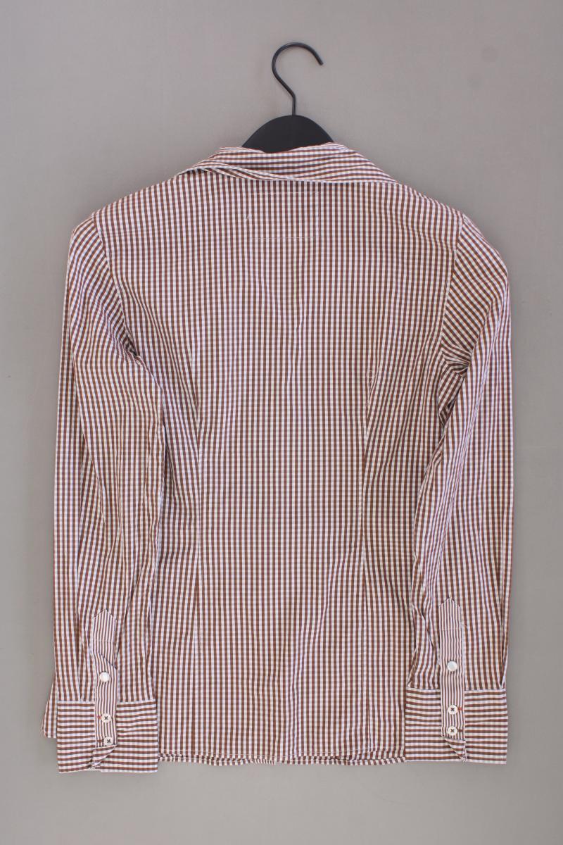 Selection by s.Oliver Karobluse Gr. 36 kariert Langarm braun aus Baumwolle