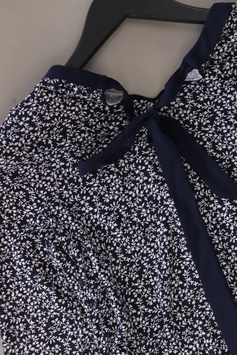 Orsay Shirt Gr. M mit Blumenmuster 3/4 Ärmel blau aus Viskose