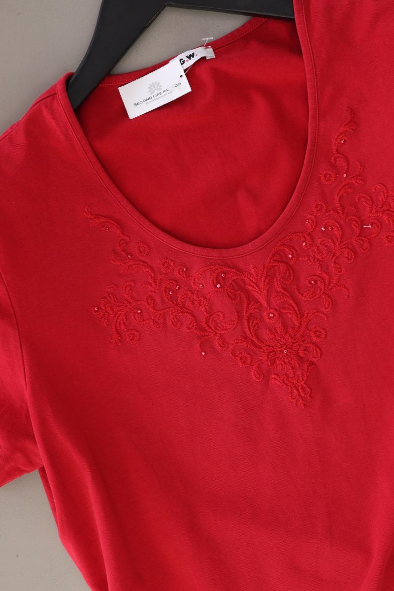 Gerry Weber T-Shirt Gr. M Kurzarm rot
