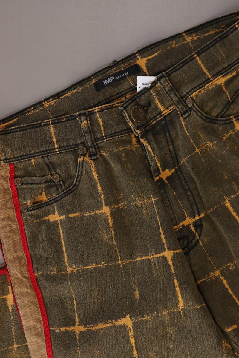 IMP Deluxe Skinny Jeans Gr. W25 olivgrün aus Baumwolle