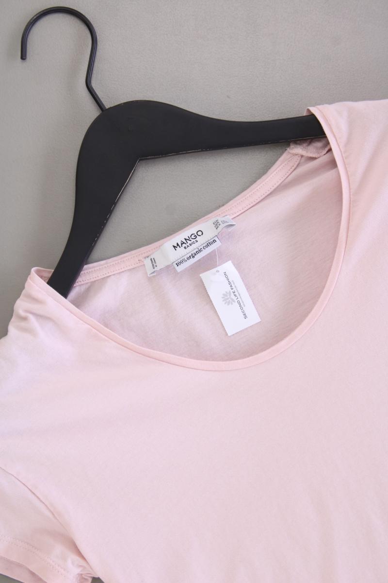 Mango T-Shirt Gr. XS Kurzarm rosa
