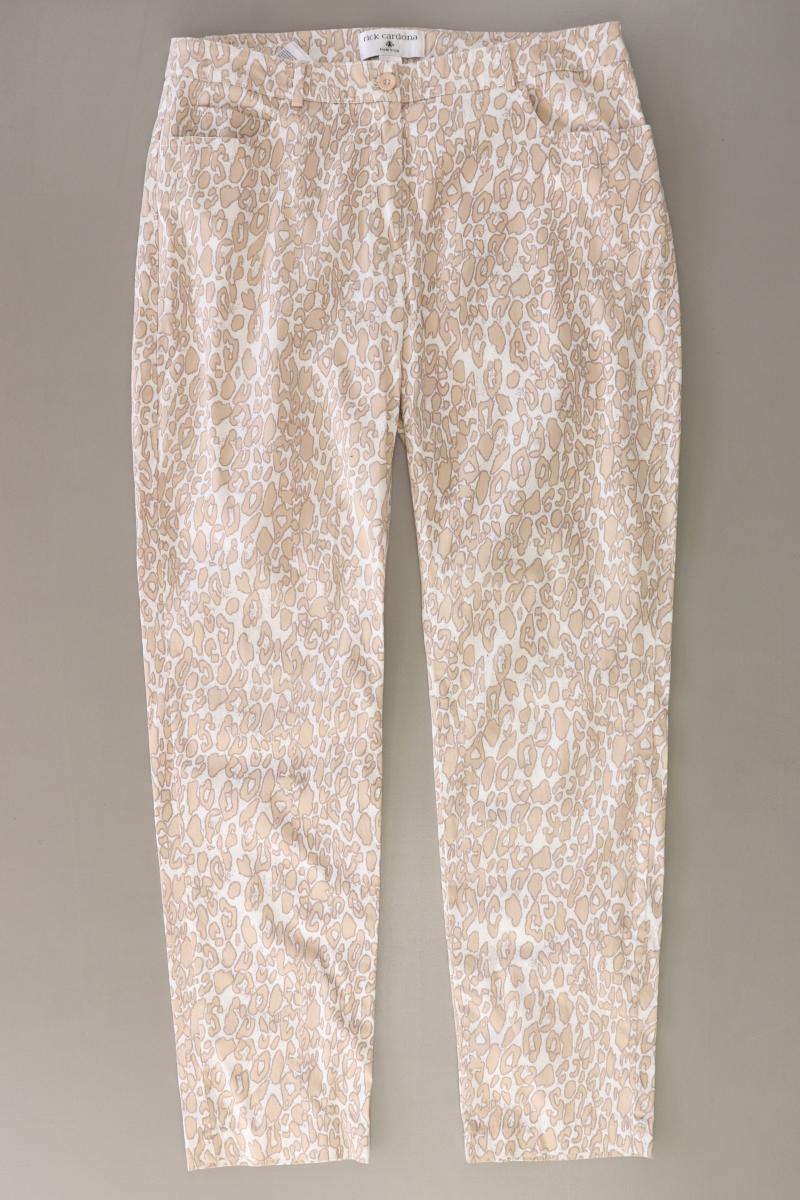 rick cardona Hose Gr. 40 creme aus Baumwolle