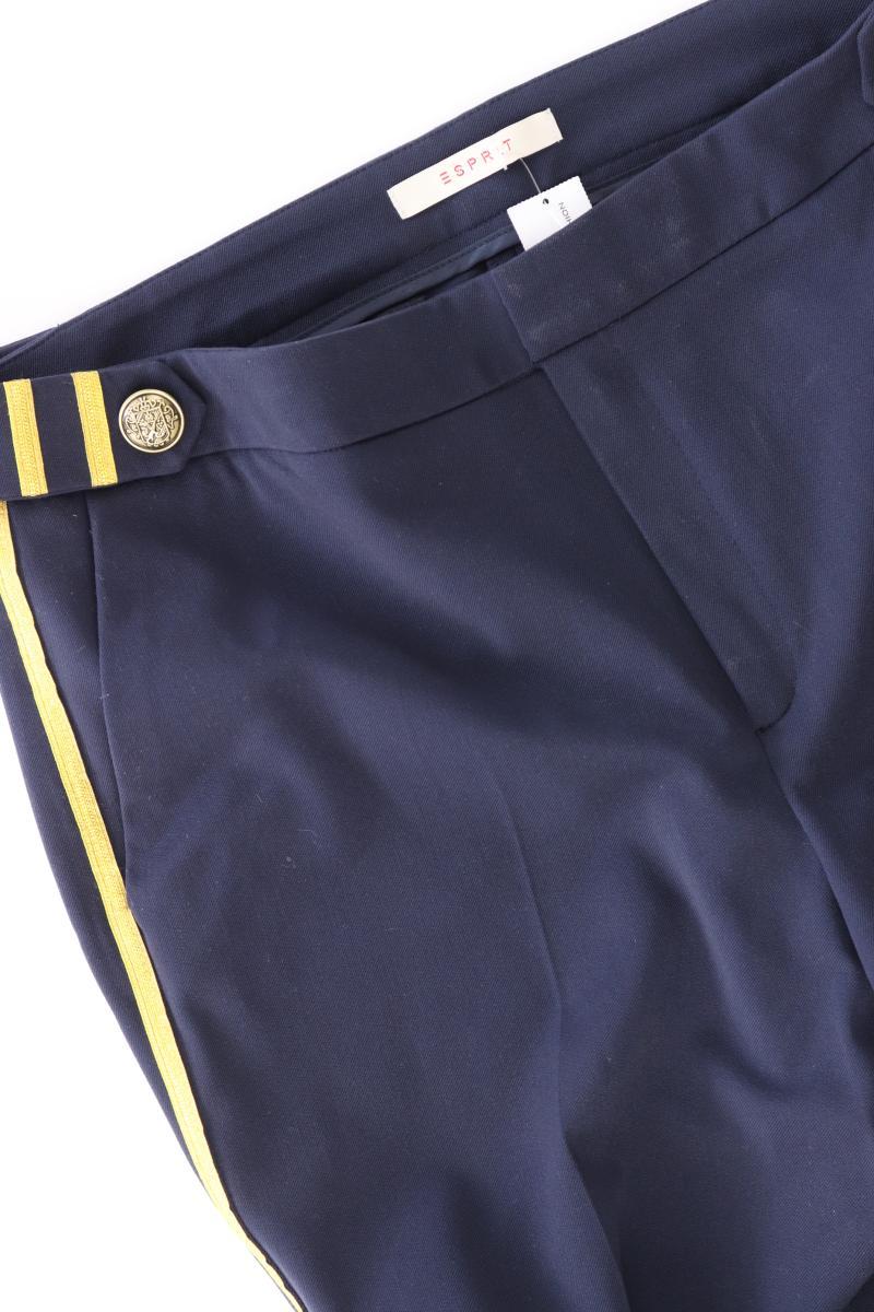 Esprit Stoffhose Gr. 36/L28 blau aus Polyester