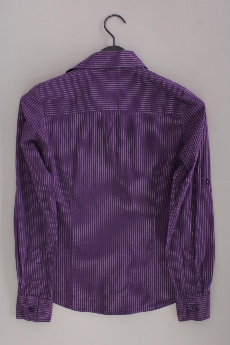 BC Best Connections Langarmbluse Gr. 36 gestreift lila aus Baumwolle