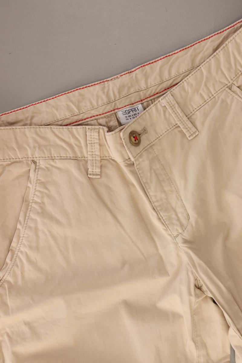 Esprit Hose Gr. 34 braun aus Baumwolle